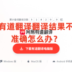 有道翻译翻译结果不准确怎么办？